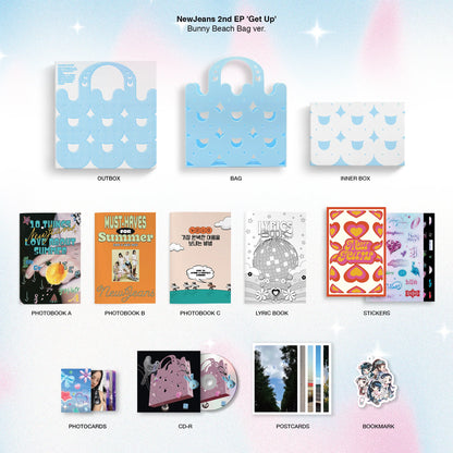 New Jeans 2nd Official EP Get Up Bunny Beach Bag version Danielle Version