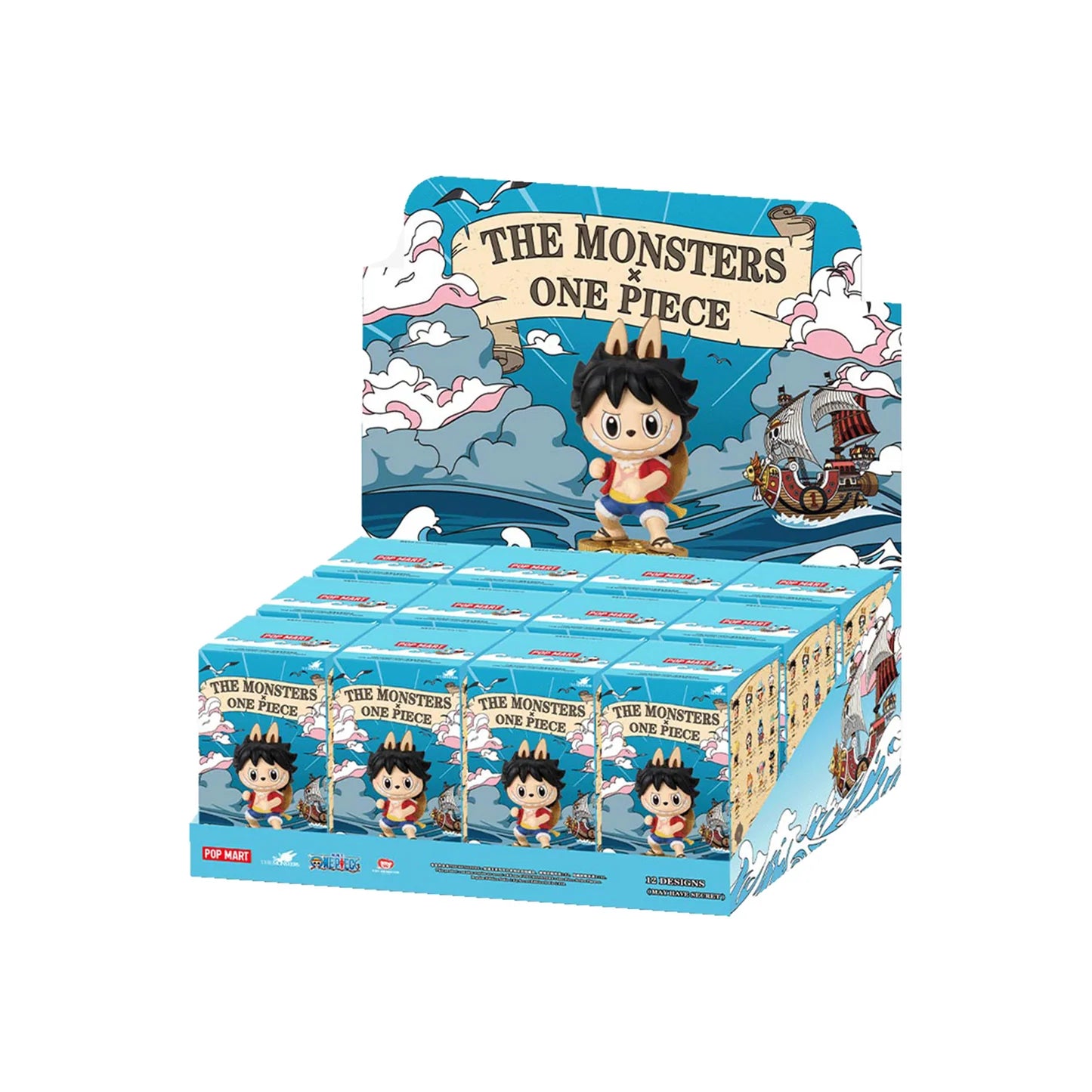 The Monsters x One Piece x POP MART Blind Box Series