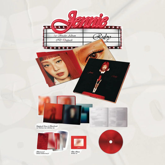 JENNIE The 1st Official Studio Album [Ruby] (Digipack version)