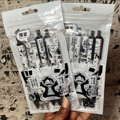 6Pcs One Piece Pen Pack