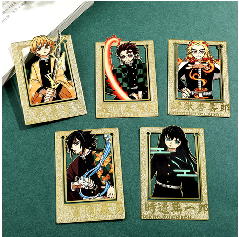 Demon Slayer Metal Bookmarks