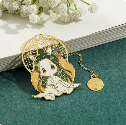 Xie Lian Heaven Official Blessing Tian Guan Cì Fu Metal Bookmark