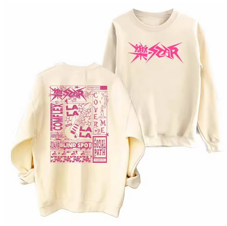 Stray Kids Rockstar Light Yellow Sweatshirt