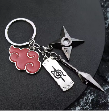 Naruto 4pcs Keychain