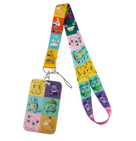 Pokemon Lanyard with ID Holder