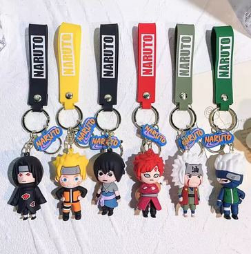 Naruto 3 pcs 3D Keychains