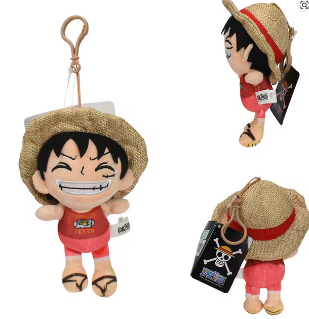 12cm One Piece Original Plush Pendant