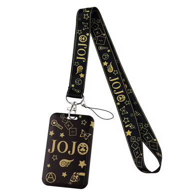 JoJos Bizarre Lanyard with ID Holder Set