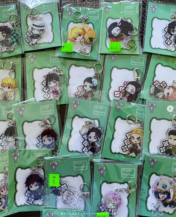 Demon Slayer Acrylic Character Keychains Inouske