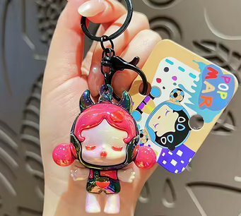 Glitz Figure Electroplated Demon Dream Girl 3D Keychain