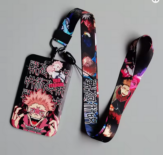 Jujutsu Kaisen Lanyard with ID Holder Sukuna