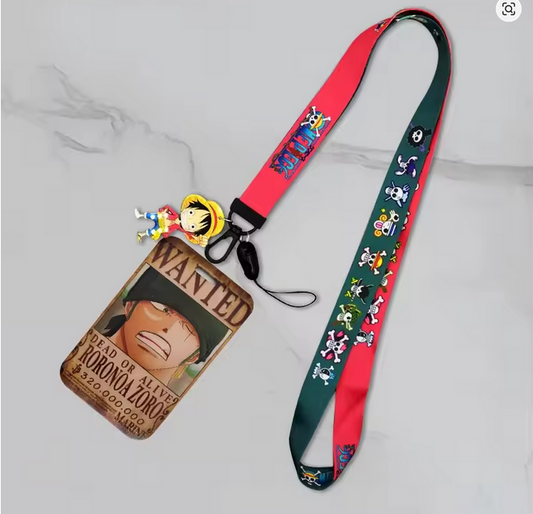One Piece Lanyard with ID Holder ZORO