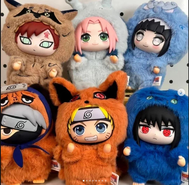 AUTHENTIC NARUTO LABUBUS