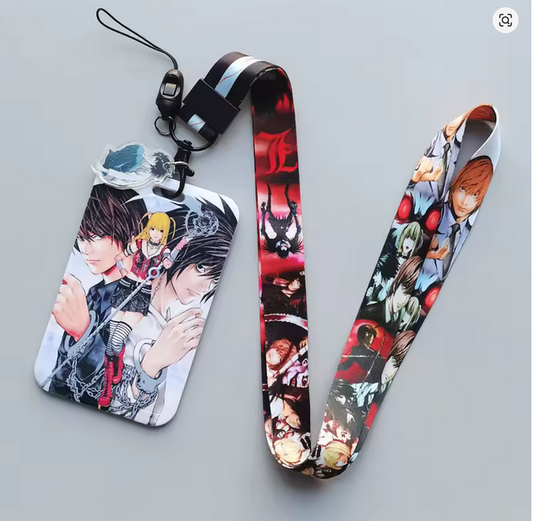 Death Note Lanyard with ID Holder 2