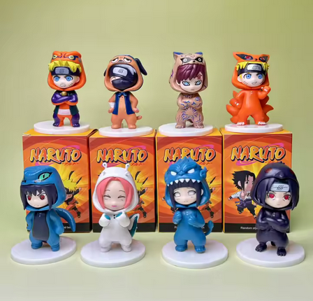 Naruto blind boxes hoodie figures