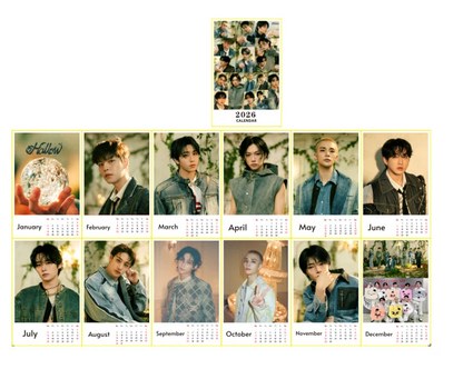 Stray Kids 2026 Desk Calendar Hollow
