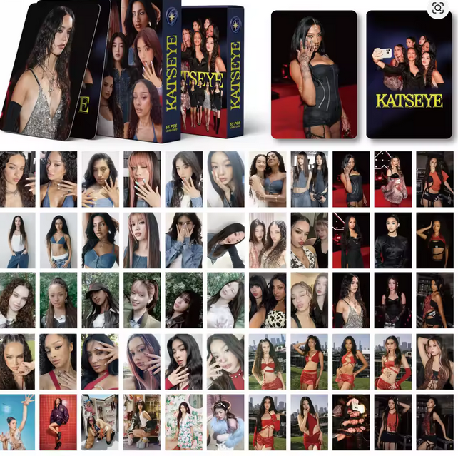 KATSEYE 55 PCS Photocard box Version 1 BEAUTIFUL CHAOS