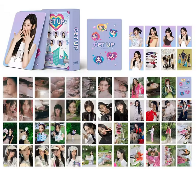 New Jeans 55 PCS Photocard box Version 2 GET UP