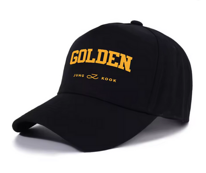 BTS JUNGKOOK Golden CAP (black)