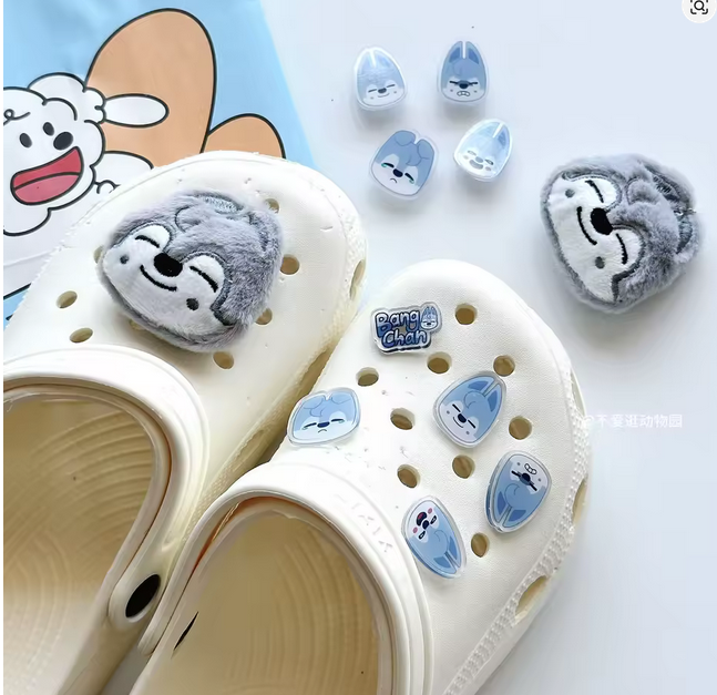 Stray Kids Bang Chan 6PCS Croc Charm Set
