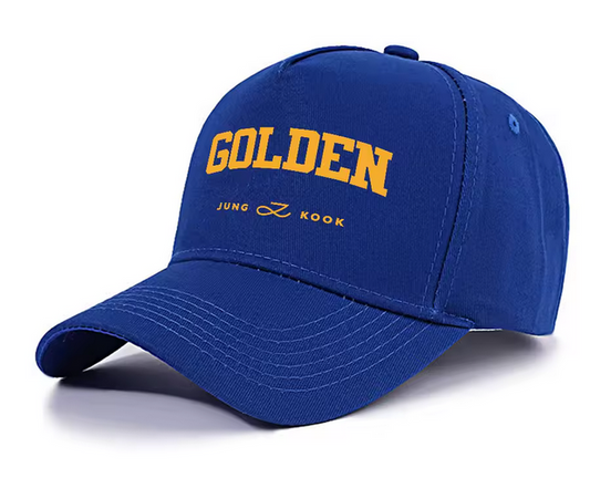 BTS JUNGKOOK Golden CAP (BLUE)