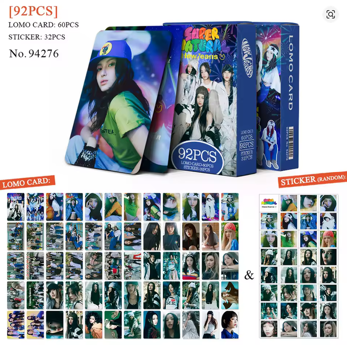 New Jeans 55 PCS Photocard box Version 3 SUPER NATURAL