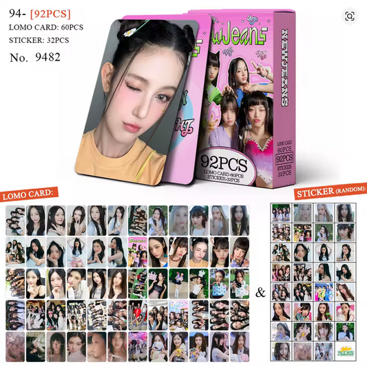 New Jeans 55 PCS Photocard box Version 4 Pink