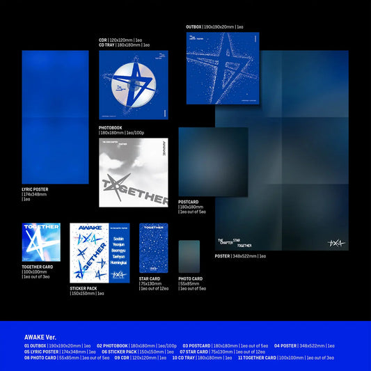 TOMORROW X TOGETHER TXT - THE STAR CHAPTER Together Official Album AWAKE VERSION