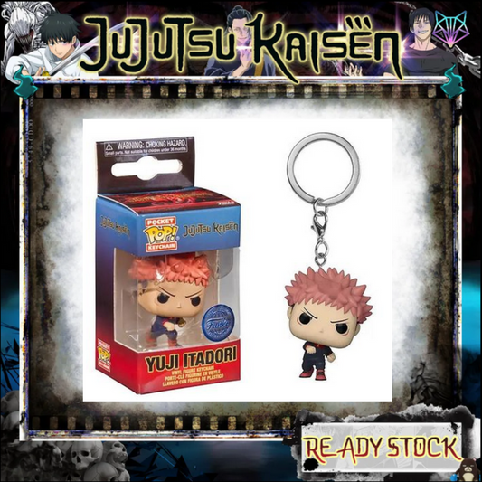 Jujutsu Kaisen Official Funko Pop Keychain Yuji