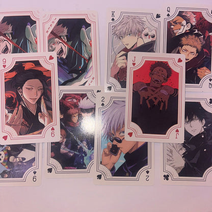 Jujutsu Kaisen poker playing cards