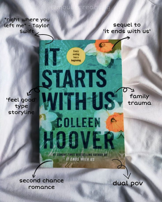 It Starts with Us A Novel Paperback by Colleen Hoover (Romance)