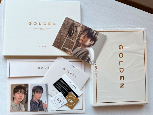 BTS JUNGKOOK GOLDEN 1st Official Solo Album SOLID Version