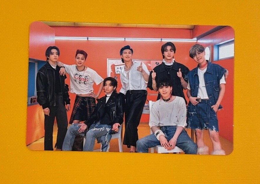 BTS Butter ot7 Official Photocard Cream version
