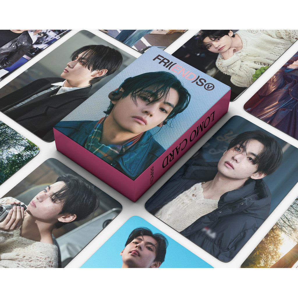 SOLO BTS V Taehyung Friends 55 PCS Photocard box