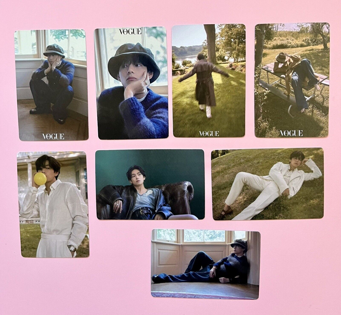 SOLO BTS V Taehyung Vogue Korea 55 PCS Photocard box